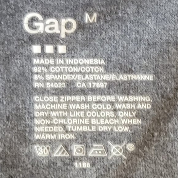 Gap Womens Grey Full Zip Athletic Jacket - Medium - Picture 5 of 5